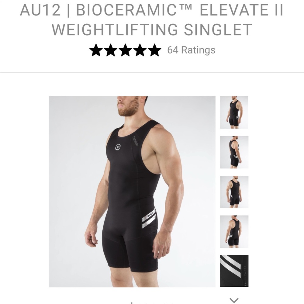 Virus men’s weightlifting singlet
